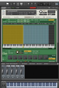 Using Native Instruments' Kontakt sampling software to map prepared piano samples.