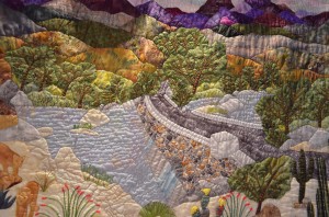 Detail of Sandy Lambert's "Abundance - Sabino Canyon "