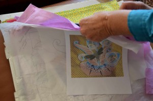 Turning drawings into quilts