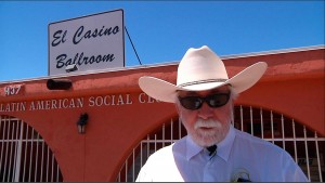 Producer Daniel Buckley shooting at El Casino Ballroom