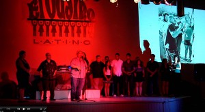 Supporters of Tucson's Mexican American Studies program from around the country take the stage in solidarity at El Casino Ballroom.