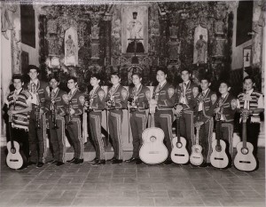 An early version of Mariachi Los Changuitos Feos – Tucson and America's first youth mariachi.