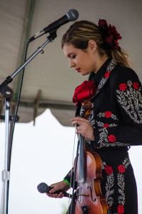 Maya Arce performs